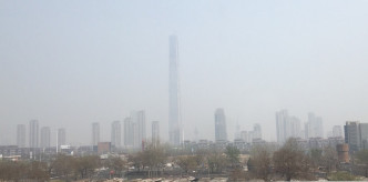 北京雾霾笼罩。网图