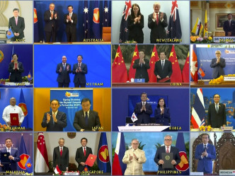 15国成员国正式签署区域全面经济夥伴关系协定。新华社