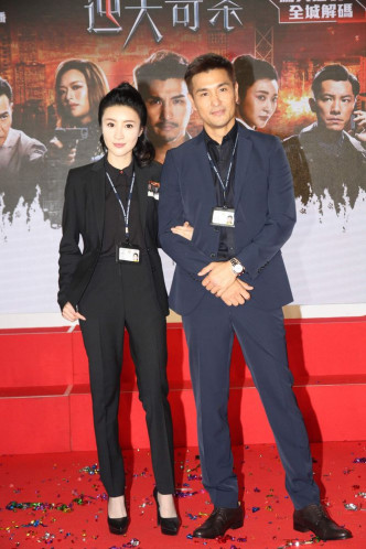 陳展鵬與林夏薇在《逆天奇案》中有不少感情戲發展。
