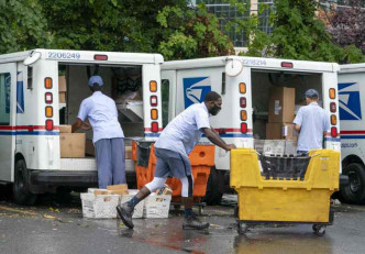 美國郵政署警告數以百萬計郵寄選票或未能在限定時間內完成派遞。AP