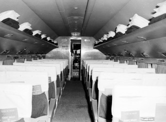 國泰航空60年前首架DC-6B客機。國泰航空網頁相片