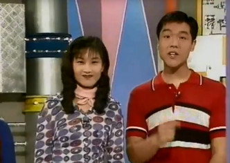 死者鍾旭華（右）曾上亞洲電視節目教小朋友電腦知識。網上圖片