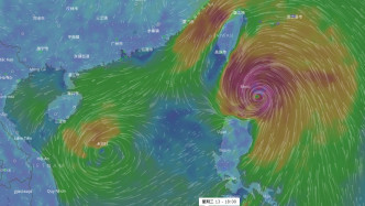 歐洲預報另外一個較弱的氣旋預料會趨向越南。
