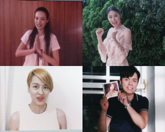 舒淇、陈慧琳、梁咏琪及张敬轩拍片支持陈晓东。