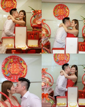 许芷荧与未婚夫Alexander狂咀。许芷荧ig