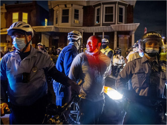 过去2天的骚乱，警方拘捕了172人。AP图片