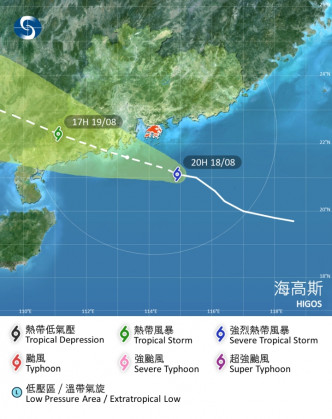 天文台预测路径