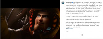 「美国队长」基斯伊云斯（Chris Evans）曾出Post分享配音感受。