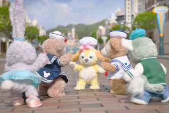 迪士尼小熊Duffy與好友都有不同性格和喜好。樂園提供圖片