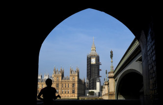 倫敦大笨鐘的復修預計2022年完成。REUTERS