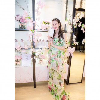 陳凱琳上月宣佈推出自家化妝棉品牌。