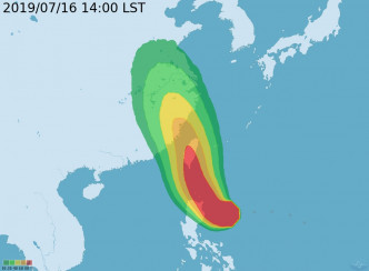 氣象局預測影響台灣最劇烈的時間將落在周四跟周五。氣象局