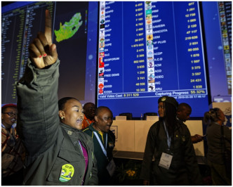 非国大的得票率大幅抛离对手。AP