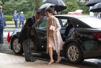 林郑月娥出席典礼。AP图片