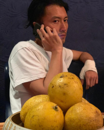 謝霆鋒因名字諧音問題一直被冠以「謝檸檬」這個花名。　霍汶希IG圖片
