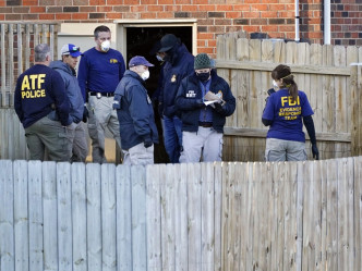 美国菸酒枪炮及爆裂物管理局及联邦调查局的探员对案件进行调查。AP图片