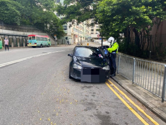 1車被拖走。警方圖片