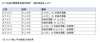 ViuTV直播時間表。ViuTV提供