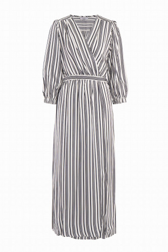 Sinéquanone拼色条纹连身裙/原价$2,190、优惠价/$1,095、使用赠券/$995。（MOKO新世纪广场）