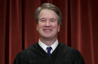 卡瓦諾去年獲提名為最高法院大法官。　AP圖片