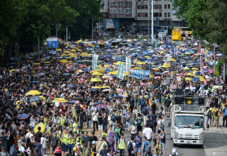民阵曾举行多次游行。资料图片