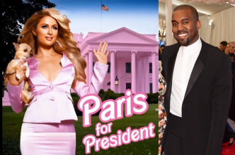 Paris Hilton忽然出Po自称「President　Paris」，惹来网民猜测她有意参选美国总统。