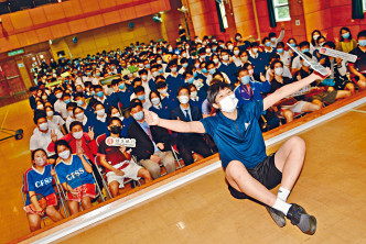 葉姵延昨出席校園活動時，揚言下月出戰世界錦標賽。