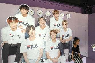 韩国BTS成员。