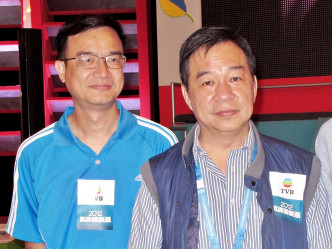 李汉源(右)及锺志光。资料图片