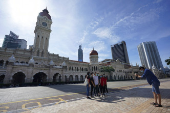马来西亚吉隆坡人流稀少。AP图片