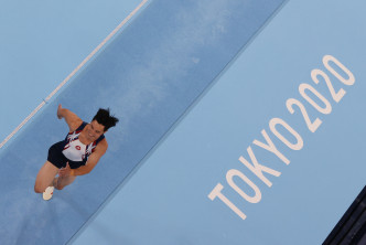 石偉雄在東京奧運舞台施展李世光跳。 Reuters