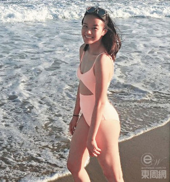 毛舜筠的22歲大女區令山，被網民封為「最靚星二代」。