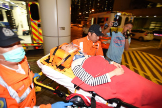 傷者送往將軍澳醫院。