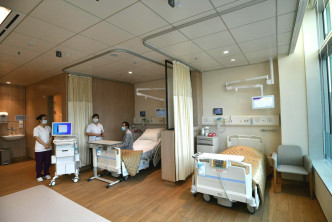 中大醫院首階段將會開放20張病床。