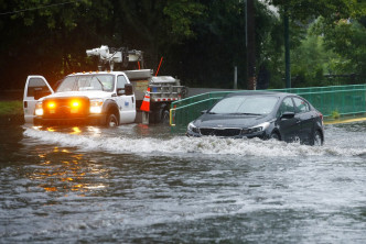 宾夕法尼亚州出现洪水。AP图片