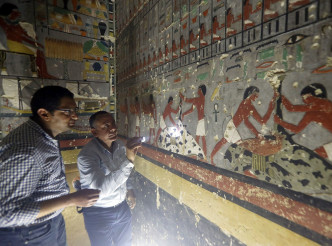 4300年前的埃及古墓出土。新華社圖片