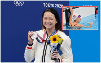 TVB直播何诗蓓出战女子100米自由泳决赛勇夺银牌，收视10.1点，观众超逾66万。