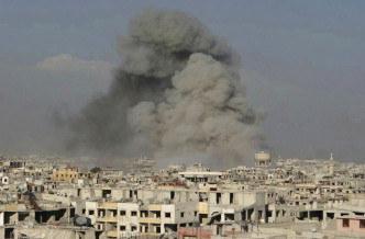 敍利亚东古塔地区战火不断。AP图片