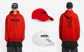 Balenciaga特別設計的限量系列實體單品,包括連帽衛衣、裇衫、牛仔外套及帽子等,現已於品牌專門店與官網發售。