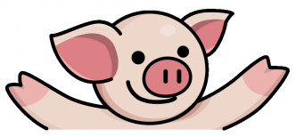 连猪是文宣内容常客。网上图片