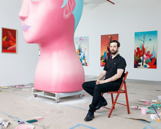 藝術家Nicolas Party。
圖:Axel Dupeux. Courtesy of the artist and Hauser & Wirth