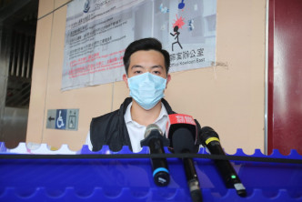 陳俊揚指昨日在黃大仙下邨一公屋單位外拘捕15歲男童。