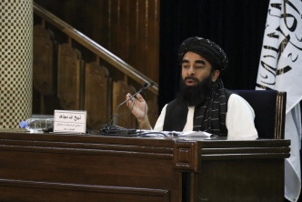 塔利班发言人穆贾希德本月6日表示，随着塔利班控制潘杰希尔省，内战已经正式结束。美联社资料图片