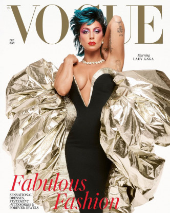 影到Gaga好高又貴氣。
(《British Vogue》 及《Vogue Italia》圖片)