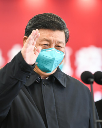 习近平自内地爆发新型肺炎疫情以来，首次到访武汉。新华社