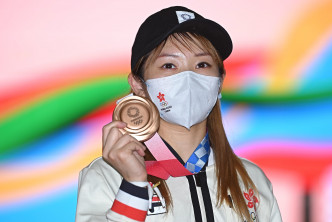 Grace於東奧女子空手道個人形項目奪得銅牌。