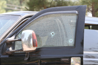 涉事司机一度逃去，遭警员开枪截停。AP图片