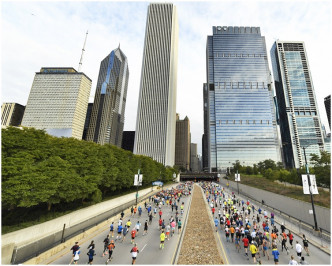芝加哥马拉松是世界6大马拉松之一。AP