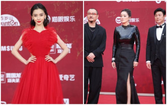 鞏俐昨日盛裝出席北京國際電影節。