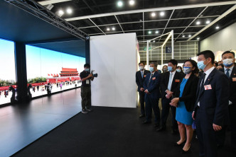 大国建造主题展在香港会展中心开幕。